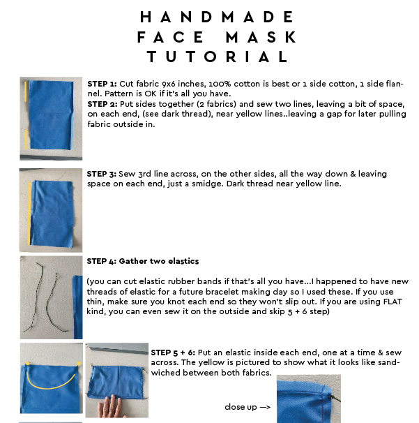 Handmade Face Masks
